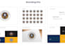 design education academy college university school logo with branding kit